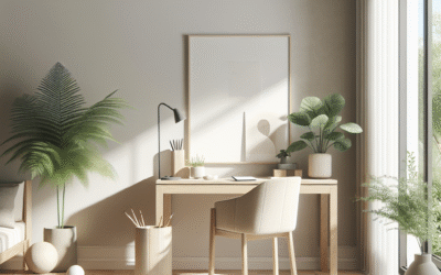 Japandi Minimalist Home Office Ideas
