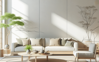 Japandi Style Minimalist Open Spaces