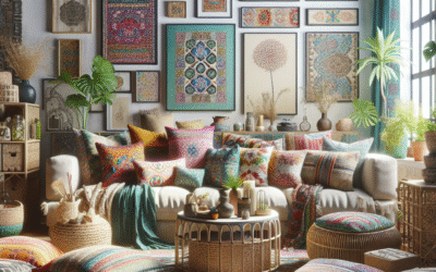 Layering Textiles In Bohemian Design