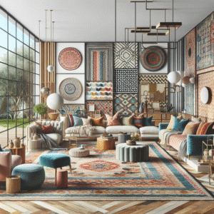 Mastering the Art of Layering: How to Harmoniously Combine Rug Styles in Open Floor Plans