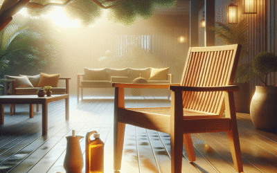 Mastering the Art of Teak Care: A Step-by-Step Guide to Properly Oiling Your Outdoor Furniture