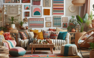 Maximalist Boho Living Room Ideas