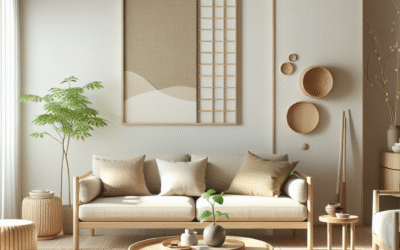 Minimalist Japandi Style With Wooden Accents