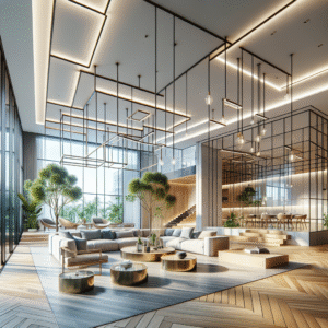 Modern Architecture And Interior Flow
