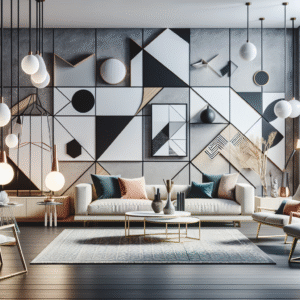 Modern Furniture With Geometric Shapes
