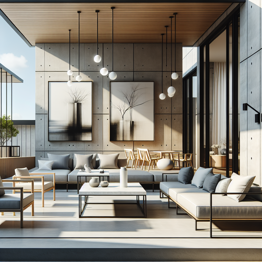 Modern Outdoor Spaces With Sleek Style