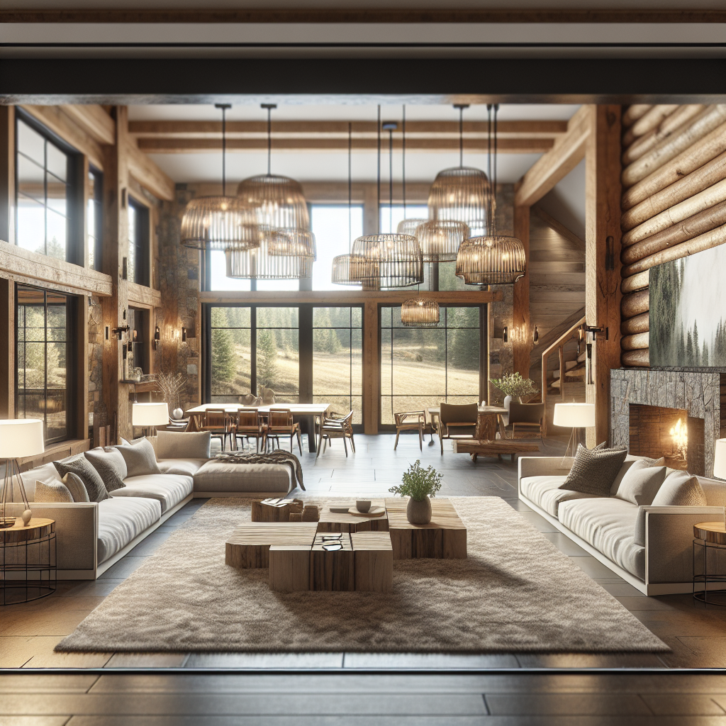 Modern Touches In Rustic Homes