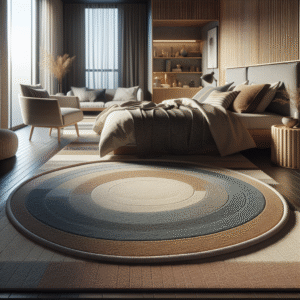Perfect Placement: A Step-by-Step Guide to Styling a Round Rug Under Your Bed