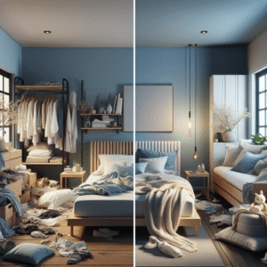Serenity in Style: Transform Your Space with Calming Blue and White Bedroom Inspiration