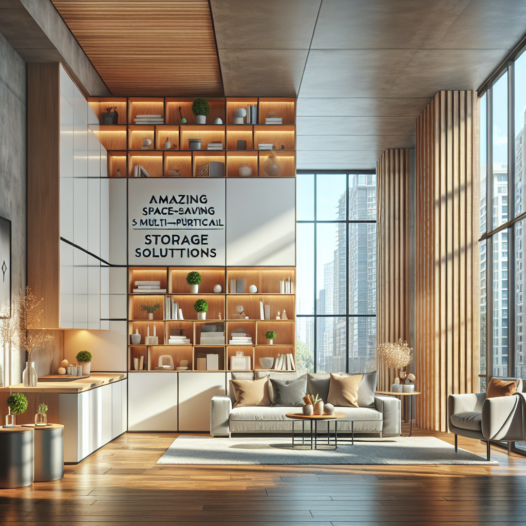 Small Space Solutions With Foldable Furniture