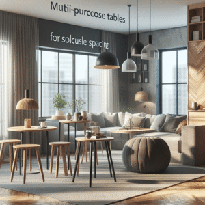 Small Space Solutions With Multipurpose Tables