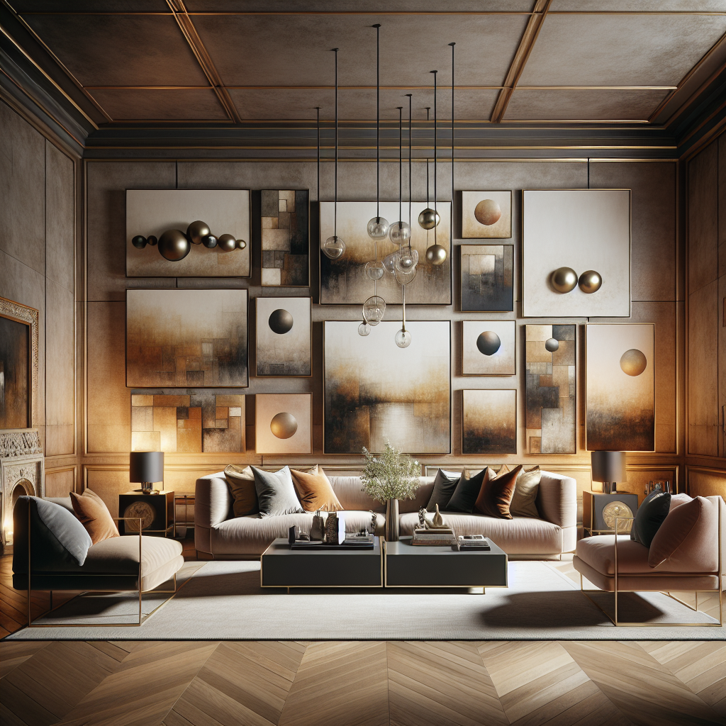 Transform Your Space: How Statement Piece Centered Gallery Walls Elevate Home Aesthetics