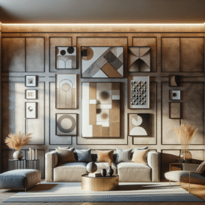 Transform Your Space: Stunning Geometric Pattern Gallery Wall Inspirations to Elevate Your Home Decor