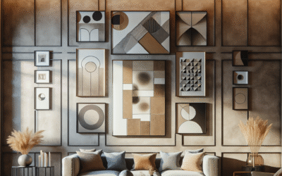 Transform Your Space: Stunning Geometric Pattern Gallery Wall Inspirations to Elevate Your Home Decor