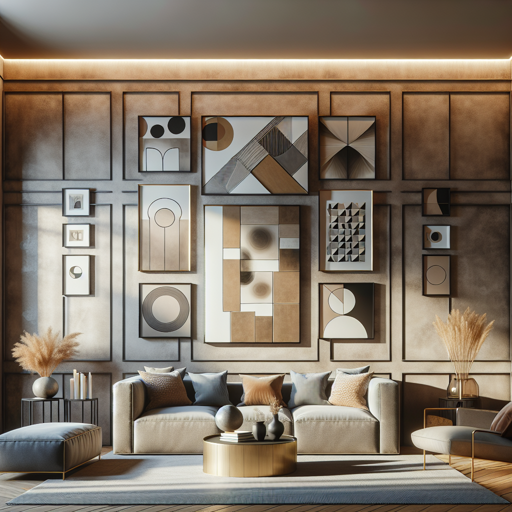 Transform Your Space: Stunning Geometric Pattern Gallery Wall Inspirations to Elevate Your Home Decor