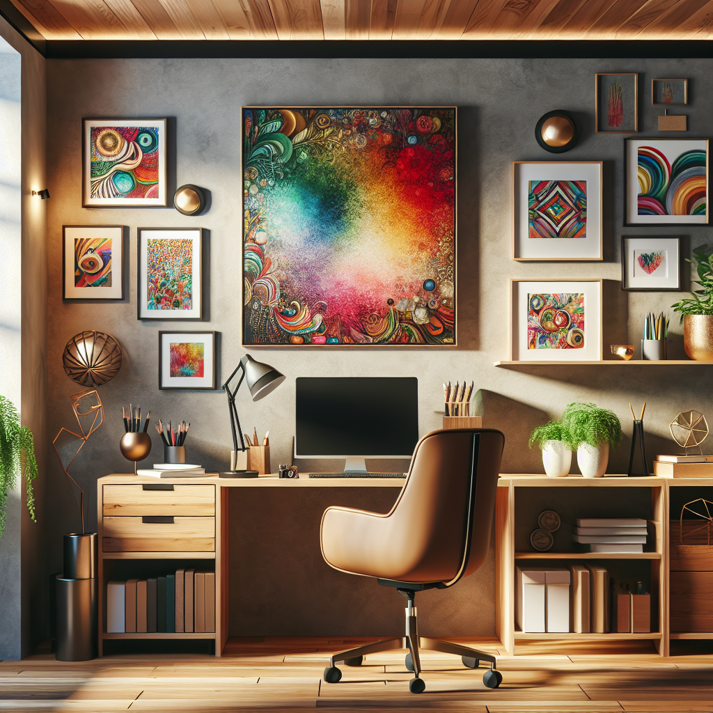 Transform Your Workspace: Choosing Vibrant Art to Energize Your Home Office