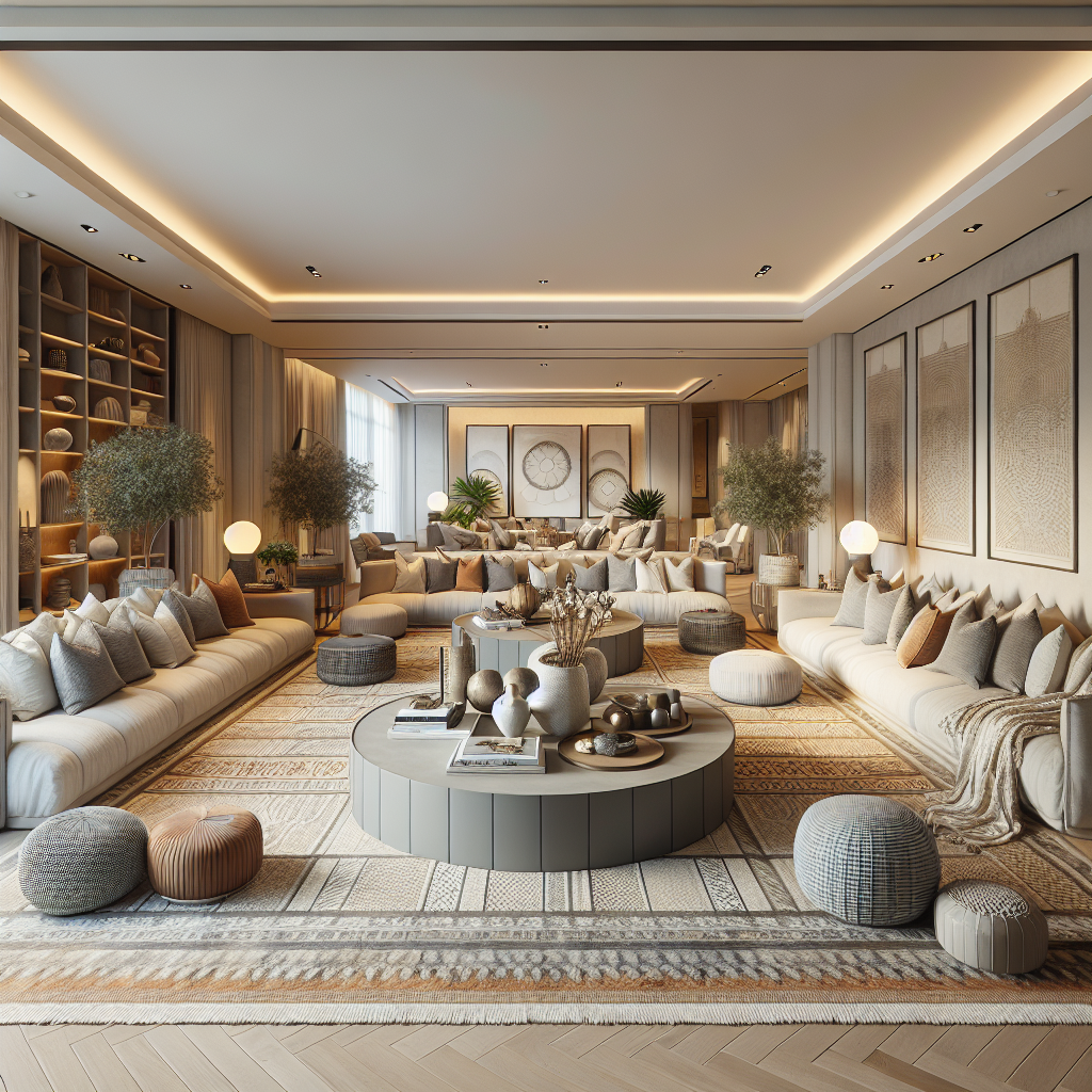 Transforming Space: Crafting Inviting Conversation Areas in Expansive Living Rooms