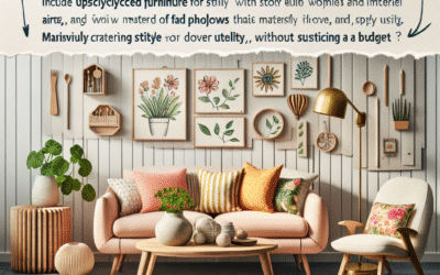 Upcycled DIY Home Decor Projects