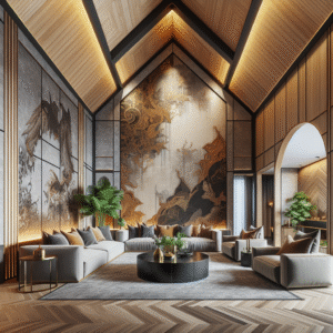 Vaulted Ceilings With Wood Accents