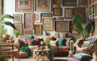 Vintage Art In Eclectic Rooms