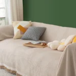 Luxurious Sandhair Sofa Cover - Chic French White Protection