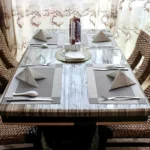 Place Mats for Kitchen Dining Table, Heat-Resistant Anti-Skid Stain Washable PVC Table Mats, Easy to Cleaning Dinner Mats - Image 6