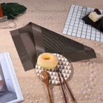 Place Mats for Kitchen Dining Table, Heat-Resistant Anti-Skid Stain Washable PVC Table Mats, Easy to Cleaning Dinner Mats - Image 2