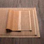 New Natural Bamboo Table Mat Tea Dining Hot Insulated Table Runner Japanese Style Natural Woven Placemat Coaster Cup Pad - Image 5