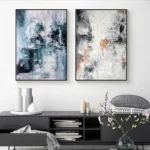 Modern Abstract Canvas Art - Customizable Wall Decor Masterpiece - Image 3