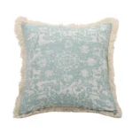 Vintage Pillow Cover 45x45cm/30x50cm Green Cushion Cover Cotton Linen With Tassles for home decoration Living Room Retro - Image 3