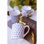British ceramic Roland simple elegant romantic Mug European coffee tea cup office water cup underglaze color - Image 4