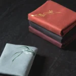 Vintage Embroidered Tea Napkins Cloth Fish Plum Flower Pattern Bowl Teapot Cleaning Towel Desktop Tea Ceremony Accessory - Image 2