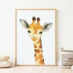Safari Nursery Decor Set of 3 Poster Jungle Animal Nursery Wall Art Prints Baby Animal Prints Children's Room Bedroom Decoration - Image 6