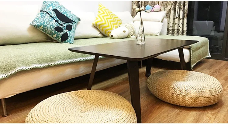 for Furniture Home Living Room Chairs Hallway Pouf Rattan Tea Ceremony Meditation Small Round Stool Balcony Decorative Stool 6 kf S0098798810a54ffca5e7699f0a93ee1fR
