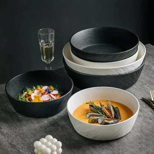 Large Size Cerc Soup Bowl Japanese Sle High Capaci Clear Soup Bowl for Boiled Fi cious Suan Cai Fi Bowl