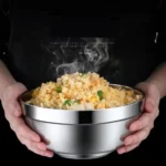 Creative Gold Bowl Stainless Steel Double Layer Anti-Scalding Noodles Soup Bowls Thick Insulated Bowl For Children Tableware - Image 3