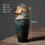 Make Old Hydroponics Ceramics Vases Ornament Originality Retro Style Home Furnishing Desktop Flower Arrangement Decorate - Image 6