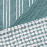 Ultra-Soft 100% Cotton Waffle Dish Cloths - 3 Elegant Colors - Image 4