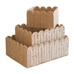 Paper Rope Woven Storage Basket Large Capacity Household Clothes Sundries Desktop Snacks Toys Tidy Kitchen Storage Basket - Image 5