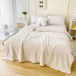 Ultra-Soft Fluffy White Blanket for Cozy Winter Nights - Image 4