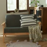 Brand New Thick Cotton Linen Wide Striped Cushion Cover 30X50/40X40/45X45CM Black/Pink/Khaki Stripes Pillow Case Sofa Home Decor - Image 6