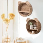 Stylish Handmade Rattan-Style Wall-Mounted Fruit Basket - Image 5