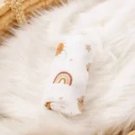Soft & Breathable Gauze Swaddle Blanket - 120x110CM Bamboo Cotton for Ultimate Comfort and Security - Image 2