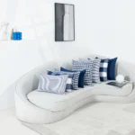 LEEJOOM Nordic Style Cushion Covers Checkered Stripe Pillowcase Blue Series Decor Home Decor Sofa Office Car 45x45cm/30x50cm - Image 3
