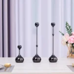 Silver Candle Holder, Metal Candlestick Romantic Art Table Decoration For Home Dining , Wedding Photography Props - Image 6