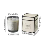 Aromatherapy Candle Premium Gift Box Glass Handmade Soy Wax Smokeless Creative Aromatherapy Candle Companion Gift - Image 3