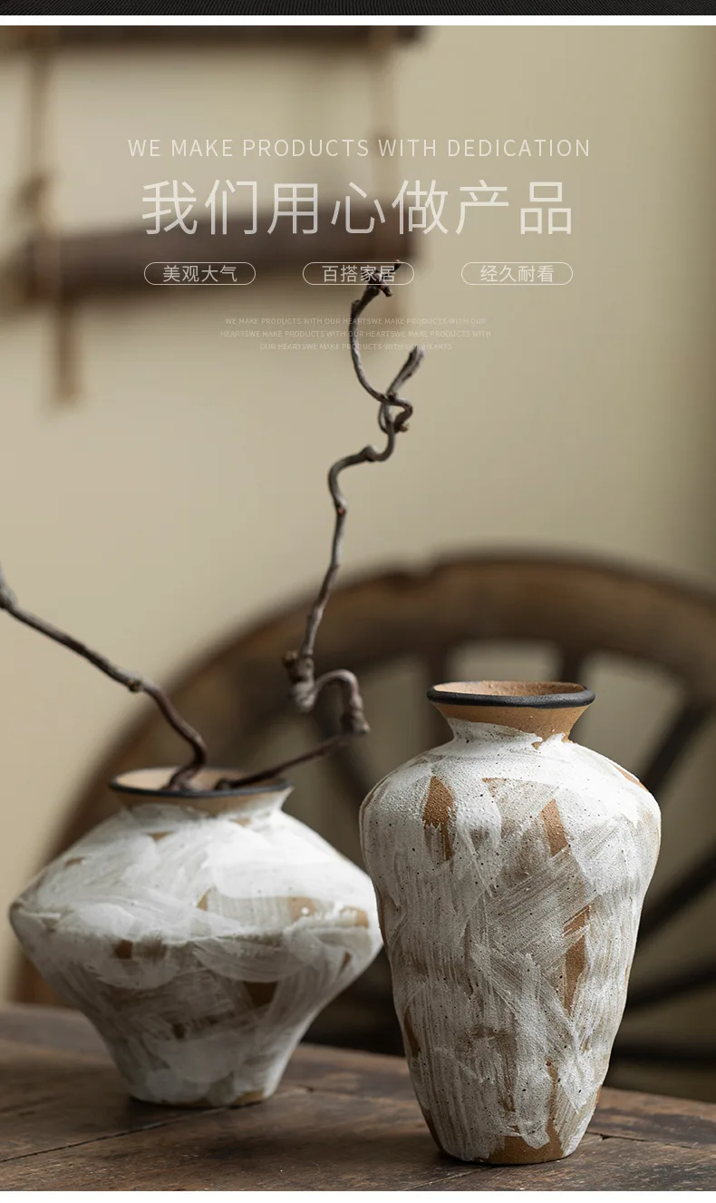 Home Decor Retro Art Wabi Sabi Style Handmade Ceramic Hydroponic Vase Hotel Decoration 8 kf S0d6a954aa989485aa4382a566b2e6894c