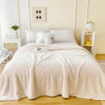 Ultra-Soft Fluffy White Blanket for Cozy Winter Nights - Image 2