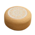 Rattan Ottoman Waterproof Outdoor Ottomans Floor Cushions For Seating Poolside Deck Porch Exterior Coastal Home Living