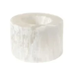 Natural Ore Cylindrical Candle Holders Desk Decoration White Gypsum Candlestick Wax Melt Burner Creative Home Aroma Container - Image 6